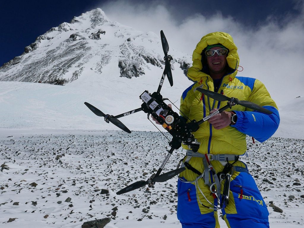 Drohnenflug am Everest, Weltrekord
