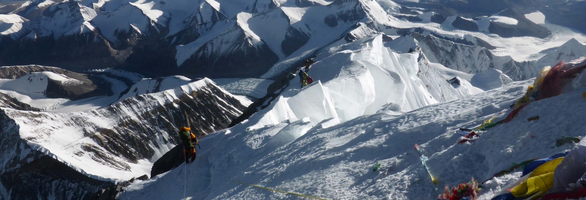 Blick vom Gipfel, Everest