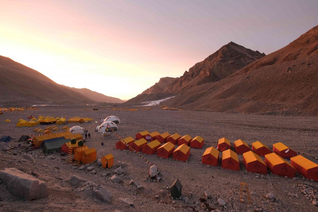 Everest Basecamp am Abend